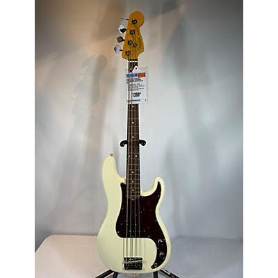 Fender Used Fender American Professional II Precision Bass Olympic White Electric Bass Guitar