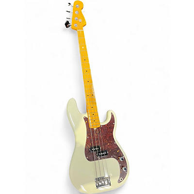 Used Fender American Professional II Precision Bass Olympic White Electric Bass Guitar