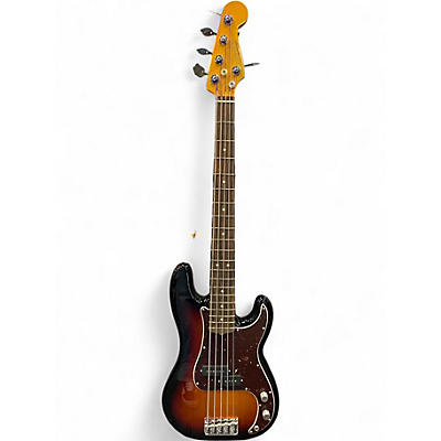Used Fender American Professional II Precision Bass V 3 Tone Sunburst Electric Bass Guitar