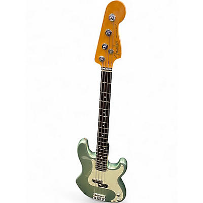 Used Fender American Professional II Precision Bass mystic surf green Electric Bass Guitar
