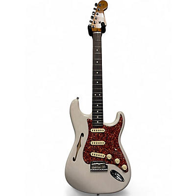 Used Fender American Professional II Statocaster Thinline White Blonde Solid Body Electric Guitar