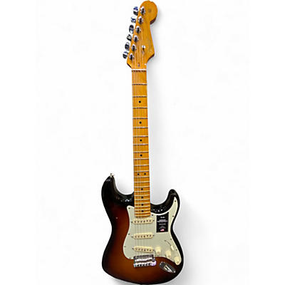 Used Fender American Professional II Stratocaster 2 Tone Sunburst Solid Body Electric Guitar
