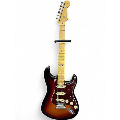 Used Fender American Professional II Stratocaster 2 Tone Sunburst Solid Body Electric Guitar
