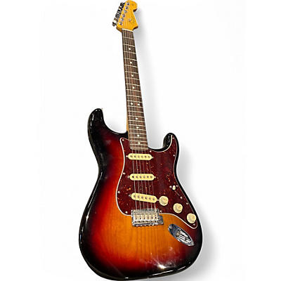 Used Fender American Professional II Stratocaster 3 Tone Sunburst Solid Body Electric Guitar