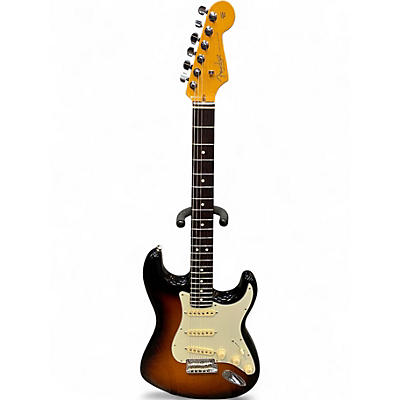 Used Fender American Professional II Stratocaster 3 Tone Sunburst Solid Body Electric Guitar