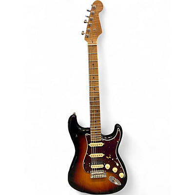 Used Fender American Professional II Stratocaster 3 Tone Sunburst Solid Body Electric Guitar