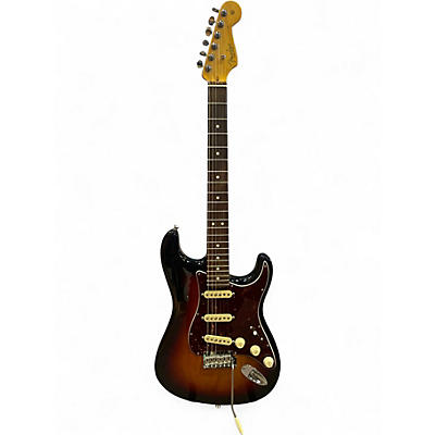 Used Fender American Professional II Stratocaster 3 Tone Sunburst Solid Body Electric Guitar