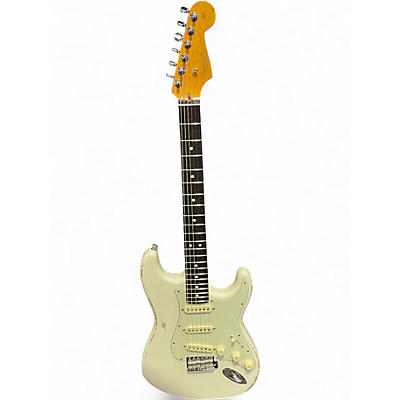 Used Fender American Professional II Stratocaster Antique White Solid Body Electric Guitar