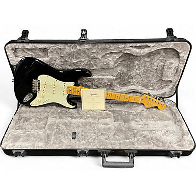 Used Fender American Professional II Stratocaster Black Solid Body Electric Guitar
