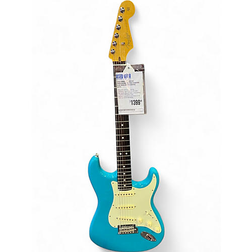 Used Fender American Professional II Stratocaster Blue Solid Body Electric Guitar Blue