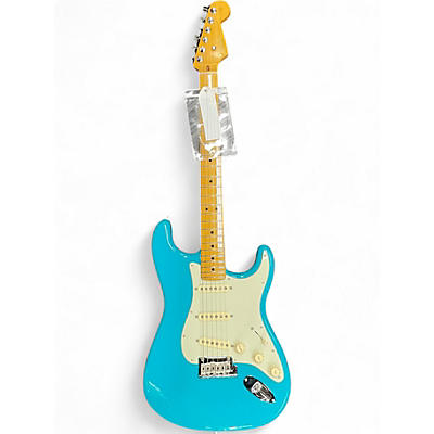 Used Fender American Professional II Stratocaster Blue Solid Body Electric Guitar