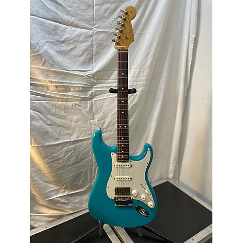 Fender Used Fender American Professional II Stratocaster HSS Miami Blue Solid Body Electric Guitar Miami Blue