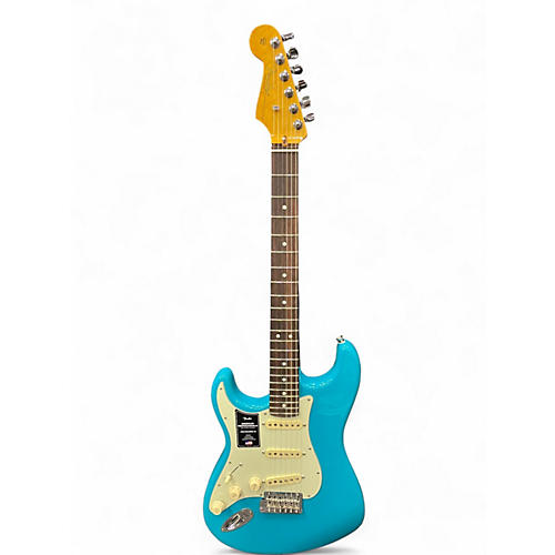 Used Fender American Professional II Stratocaster LH Blue Sapphire Solid Body Electric Guitar Blue Sapphire