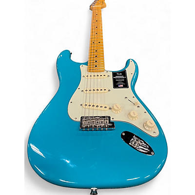 Used Fender American Professional II Stratocaster MIAMI BLIE Solid Body Electric Guitar