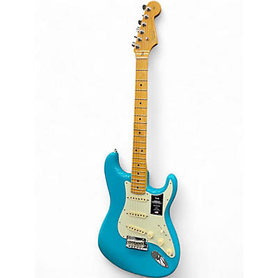 Used Fender American Professional II Stratocaster MIAMI BLUE Solid Body Electric Guitar