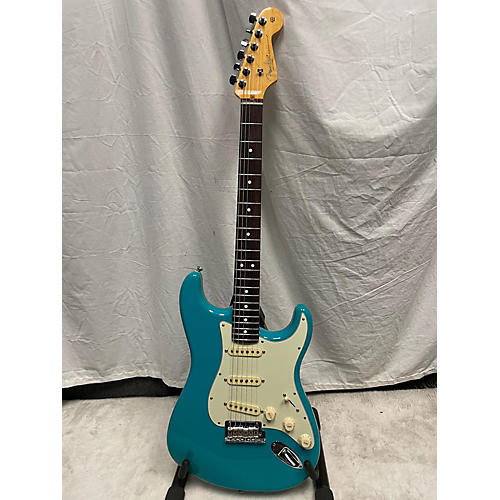 Fender Used Fender American Professional II Stratocaster Miami Blue Solid Body Electric Guitar Miami Blue