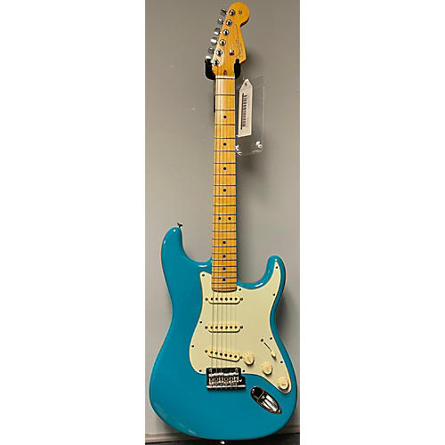 Fender Used Fender American Professional II Stratocaster Miami Blue Solid Body Electric Guitar Miami Blue