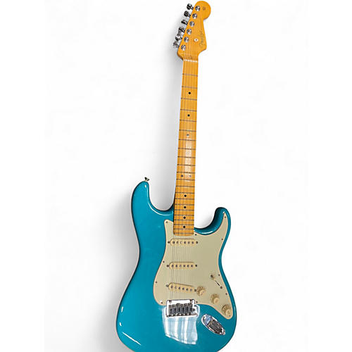 Used Fender American Professional II Stratocaster Miami Blue Solid Body Electric Guitar Miami Blue