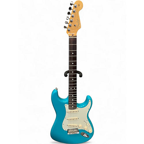 Used Fender American Professional II Stratocaster Miami Blue Solid Body Electric Guitar Miami Blue