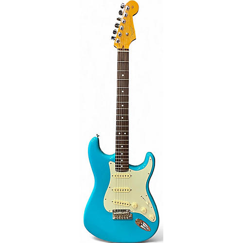 Used Fender American Professional II Stratocaster Miami Blue Solid Body Electric Guitar Miami Blue