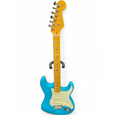 Used Fender American Professional II Stratocaster Miami Blue Solid Body Electric Guitar