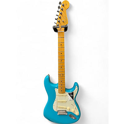Used Fender American Professional II Stratocaster Miami Blue Solid Body Electric Guitar