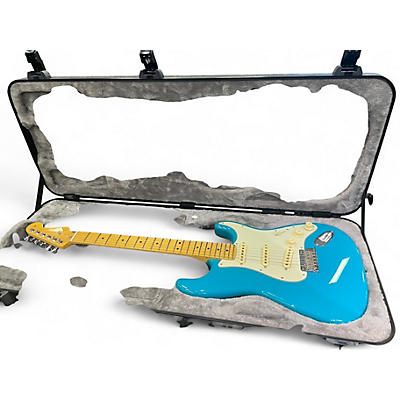 Used Fender American Professional II Stratocaster Miami Blue Solid Body Electric Guitar