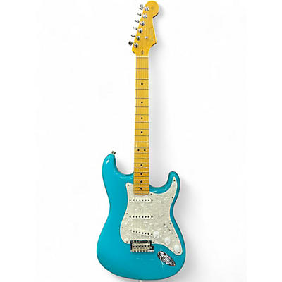 Used Fender American Professional II Stratocaster Miami Blue Solid Body Electric Guitar