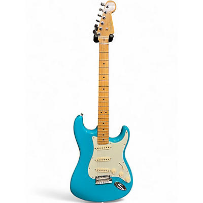 Used Fender American Professional II Stratocaster Miami Blue Solid Body Electric Guitar
