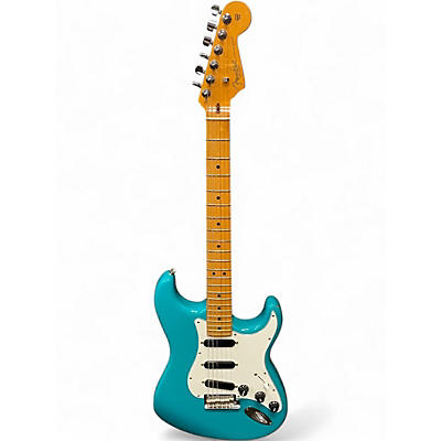 Used Fender American Professional II Stratocaster Miami Blue Solid Body Electric Guitar