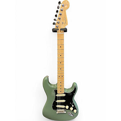 Used Fender American Professional II Stratocaster OLIVE DRAB GREEN Solid Body Electric Guitar