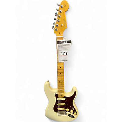 Used Fender American Professional II Stratocaster Olympic White Solid Body Electric Guitar