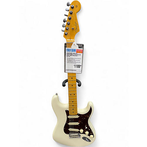 Used Fender American Professional II Stratocaster Pearl White Solid Body Electric Guitar Pearl White