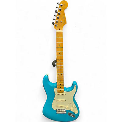Used Fender American Professional II Stratocaster miami blue Solid Body Electric Guitar