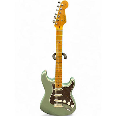 Used Fender American Professional II Stratocaster mystic surf green Solid Body Electric Guitar