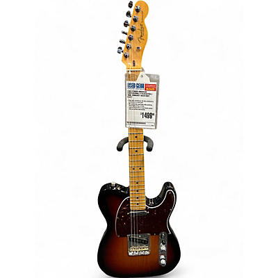 Used Fender American Professional II Telecaster 2 Tone Sunburst Solid Body Electric Guitar