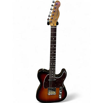 Used Fender American Professional II Telecaster 2 Tone Sunburst Solid Body Electric Guitar