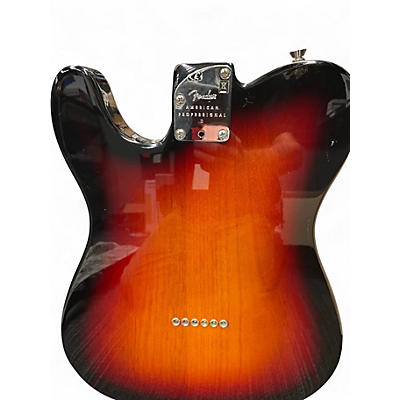 Used Fender American Professional II Telecaster 3 Color Sunburst Solid Body Electric Guitar