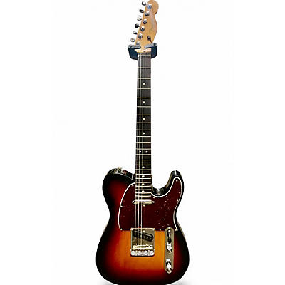 Used Fender American Professional II Telecaster 3 Tone Sunburst Solid Body Electric Guitar