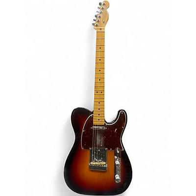 Used Fender American Professional II Telecaster 3 Tone Sunburst Solid Body Electric Guitar