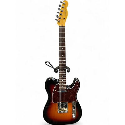 Used Fender American Professional II Telecaster 3 Tone Sunburst Solid Body Electric Guitar