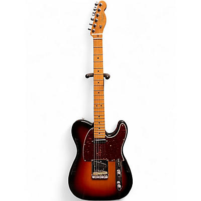 Used Fender American Professional II Telecaster 3 Tone Sunburst Solid Body Electric Guitar
