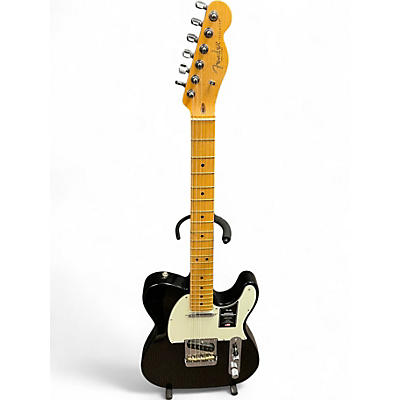 Used Fender American Professional II Telecaster Black Solid Body Electric Guitar