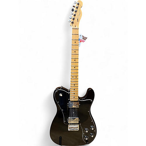 Used Fender American Professional II Telecaster Black Solid Body Electric Guitar Black