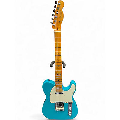 Used Fender American Professional II Telecaster Blue Solid Body Electric Guitar