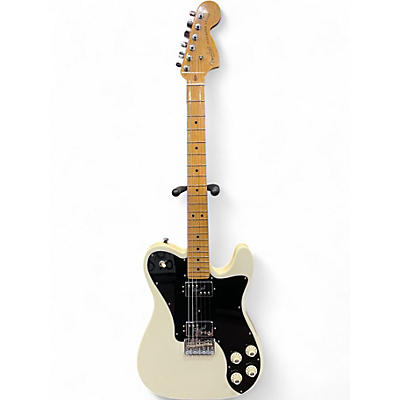 Used Fender American Professional II Telecaster Delux Olympic White Solid Body Electric Guitar