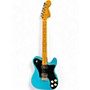 Used Fender American Professional II Telecaster Deluxe Blue Solid Body Electric Guitar Blue