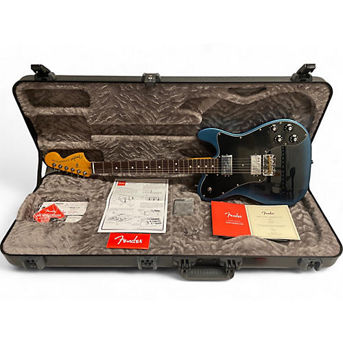 Fender Used Fender American Professional II Telecaster Deluxe Dark Night Solid Body Electric Guitar Dark Night