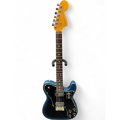 Used Fender American Professional II Telecaster Deluxe Dark Night Solid Body Electric Guitar
