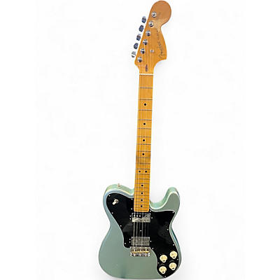 Used Fender American Professional II Telecaster Deluxe Mystic Surf Green Solid Body Electric Guitar